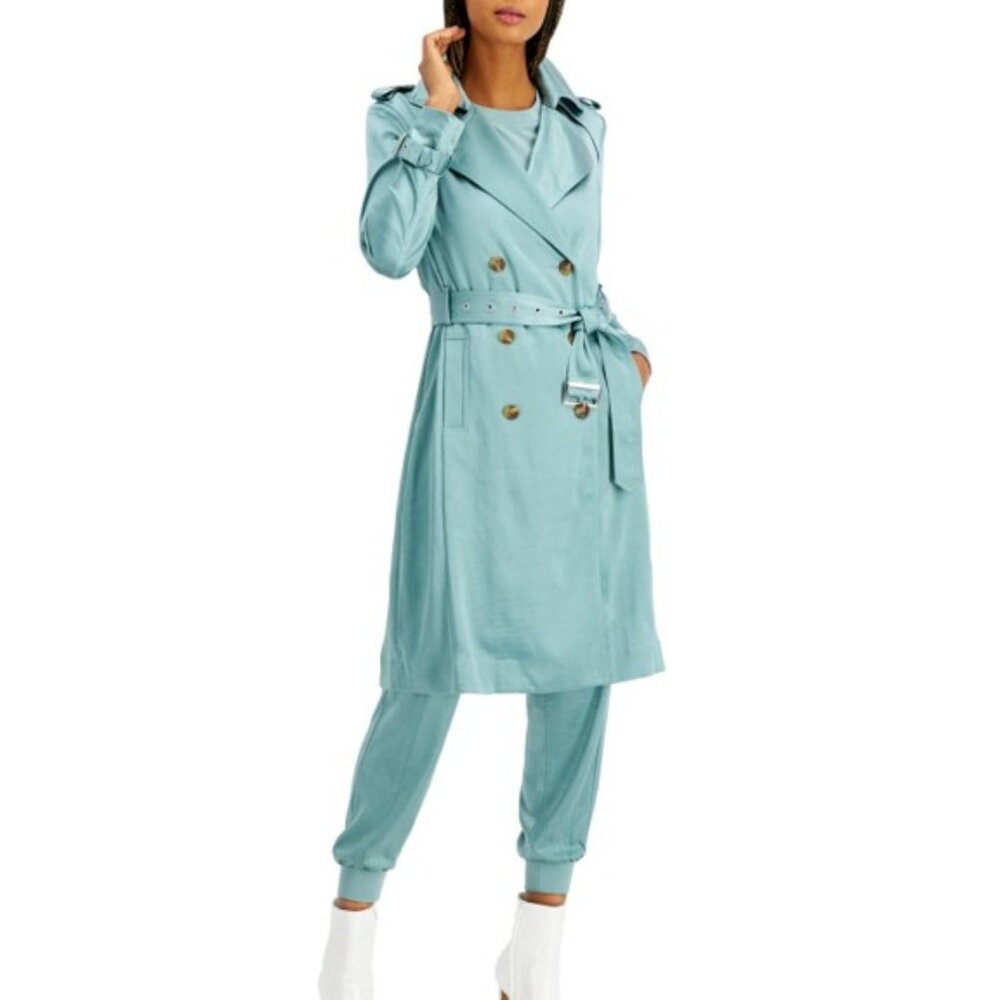 INC International Concepts Metallic Trench Coat - XL